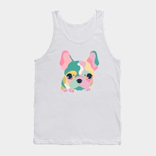 Abstract French Bulldog Art Tank Top